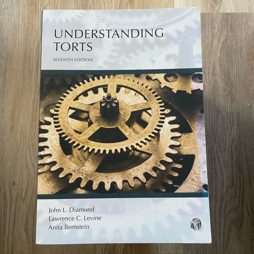 Understanding Torts Seventh Edition Book